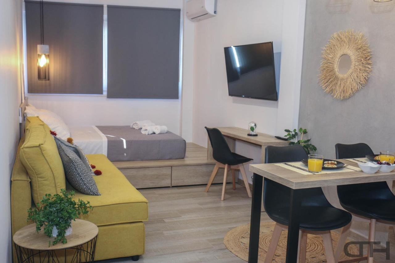 New Deluxe Studio 3 Downtown Thessaloniki - Fully Equiped Tessalónica Exterior foto